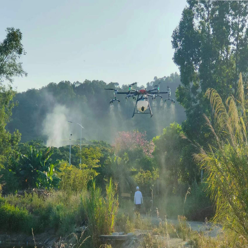 La buse de pression du drone agricole, unnouveau modèle, a été mise en ligne avec un bon effet